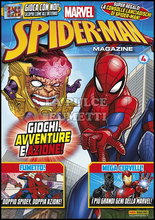 PANINI COMICS MEGA #    69 - SPIDER-MAN MAGAZINE 4 + CONSOLE LANCIADISCHI